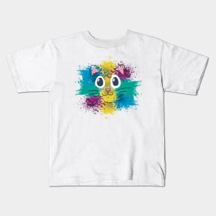 colour cat Kids T-Shirt